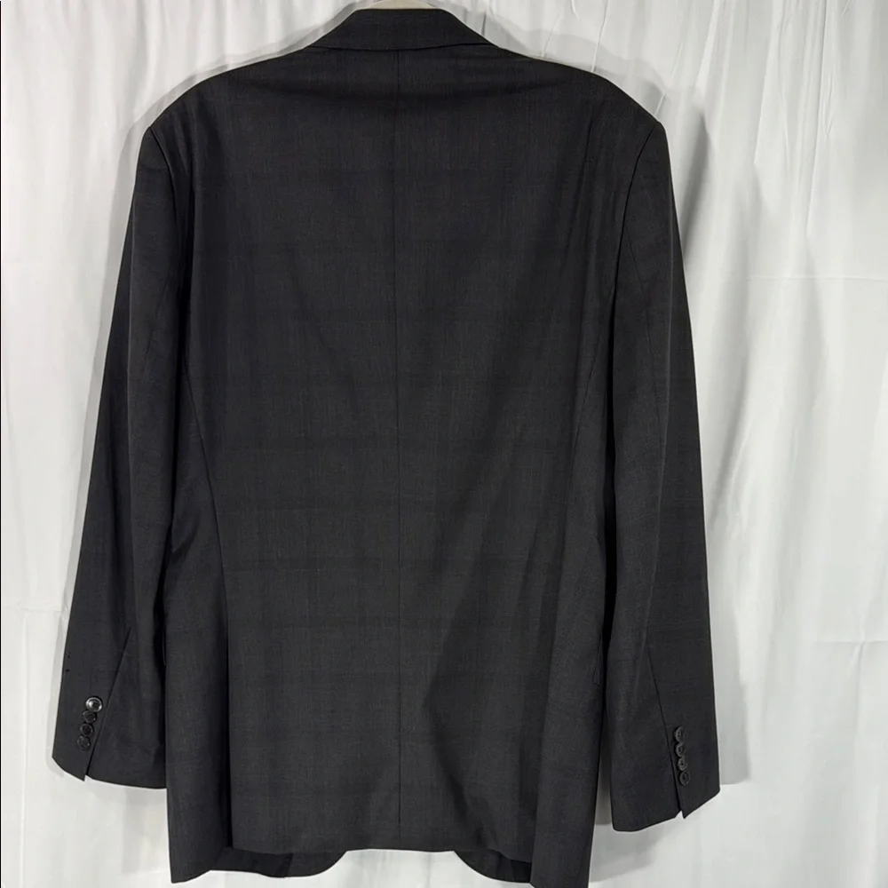 Hugo Boss Gray Wool Sport Coat Blazer Jacket 42L Notch Lapel